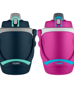 64oz Insulated Water Bottle Navy & Pink Bundle