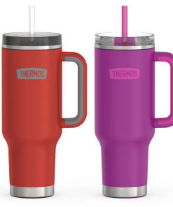 40oz Cup Holder Mug Bundle - Crimson & Plum